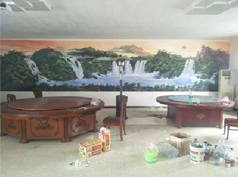 南阳墙绘-写实风景