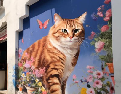 南阳自己绘制有个性的手绘墙