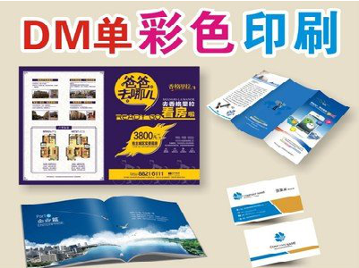 南阳单页印刷，色彩搭配简单。