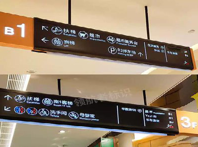 南阳如何通过商场标识牌引导客流分布？